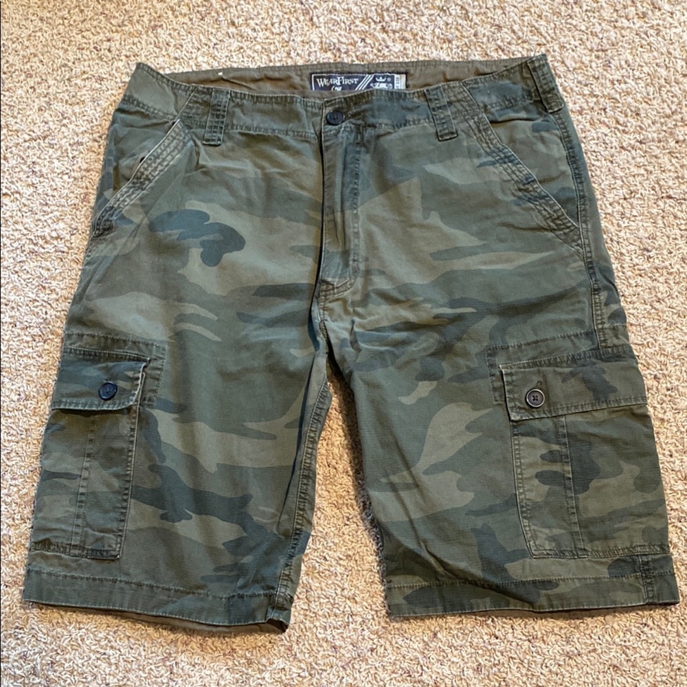 Camo Cargo Shorts for Men